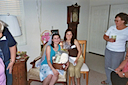 Rebecca Sitting with Jen and Vicky