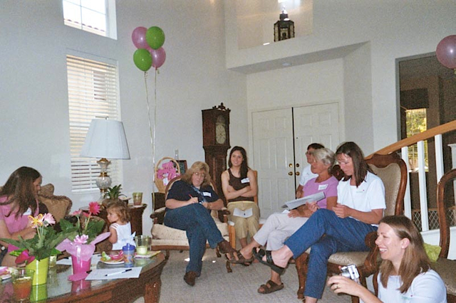 The party is underway